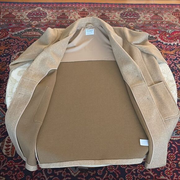 NWOT Old Navy Camel Car Length Coat - Picture 10 of 11